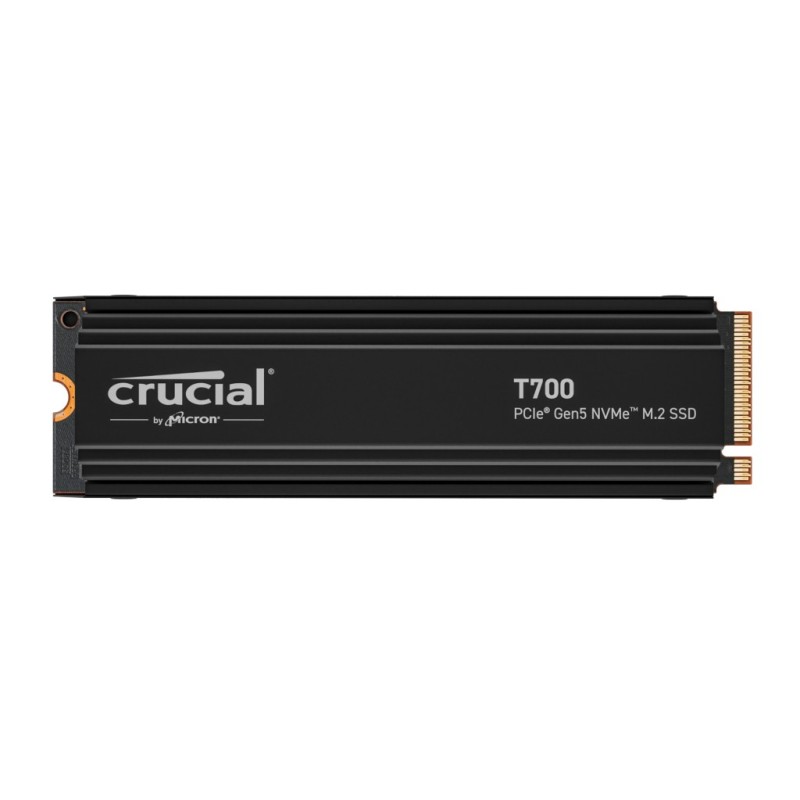 Crucial T700 NVMe SSD 2 TB M.2 2280 PCIe 5.0 mit Kühlkörper
